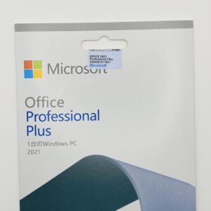 Microsoft Office Professional Plus 2021 ｜ DVD付き