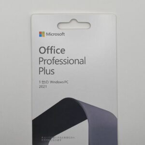 Microsoft Office Professional Plus 2021 ｜ DVD付き – PCユービック