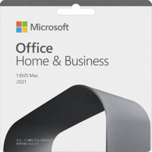 Microsoft Office Home & Business 2021 for Mac｜カード（1台分）・セットアップ案内付