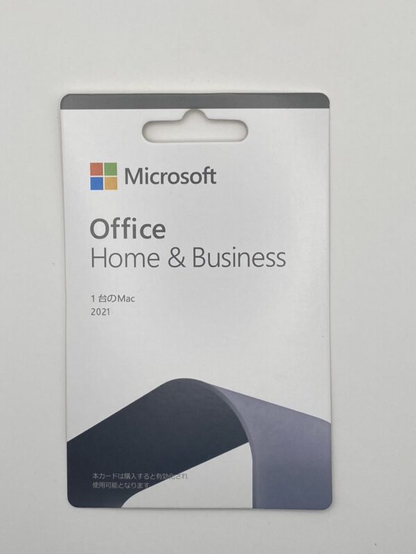 Microsoft Office Home & Business 2021 for Mac｜カード（1台分